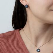 Set argint elegant rotund Ronda