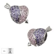 Talisman argint inima si sageata