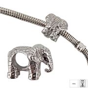 Talisman argint elefant stilizat