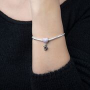 Talisman argint inima si pisicuta