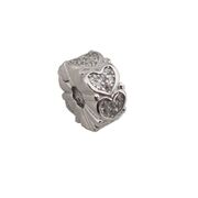 Talisman argint opritor inimioare