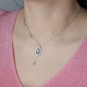 Lant argint cruciulita cu email Otto