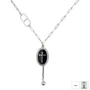 Lant argint cruciulita cu email Otto