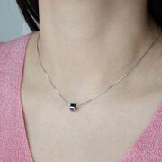 Lant argint cu pandantiv crystal Thia