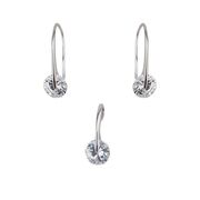 Set argint elegant zirconiu Afra