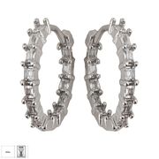 Set argint simplu cu zirconii  Liza