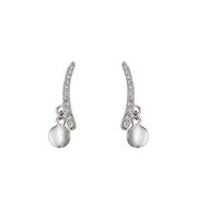 Cercei argint banut zirconii Thia