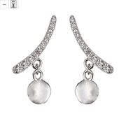 Cercei argint banut zirconii Thia