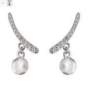 Cercei argint banut zirconii Thia