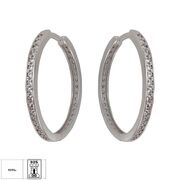 Cercei argint creola zirconii Thia