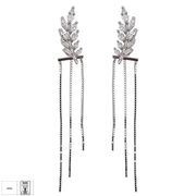 Cercei argint eleganti crencuta zirconii Thia