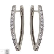 Cercei argint eleganti zirconii Thia