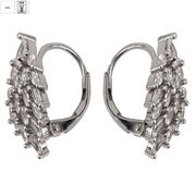 Cercei argint eleganti zirconii Thia