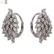 Cercei argint eleganti zirconii Thia