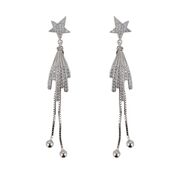 Cercei argint lungi stelute Thia