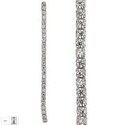 Cercei argint lungi tennis Thia