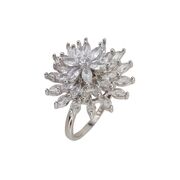 Inel argint elegant floare Thia marimea 51