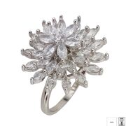 Inel argint elegant floare Thia marimea 59