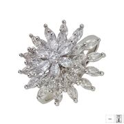 Inel argint elegant floare Thia marimea 59