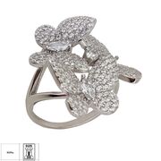 Inel argint masiv fluturi Thia