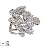 Inel argint masiv fluturi Thia