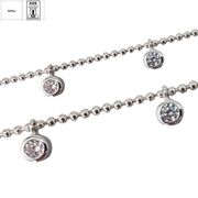 Bratara argint picior zirconii Solitaire