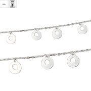 Bratara argint cercuri Circles