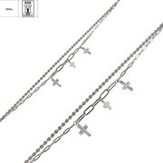 Bratara argint cruciulite zirconii