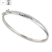 Bratara argint fixa Lines