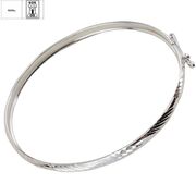 Bratara argint fixa Lines