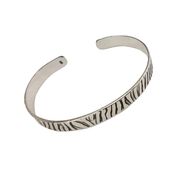 Bratara argint fixa reglabila model innegrit