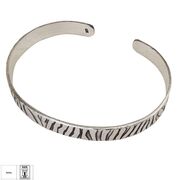 Bratara argint fixa reglabila model innegrit