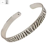 Bratara argint fixa reglabila model innegrit