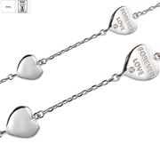 Bratara argint inimi Trio