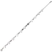 Bratara argint inimioare Hearts