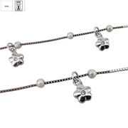 Bratara argint picior flori Flores