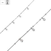 Bratara argint picior flori Flores