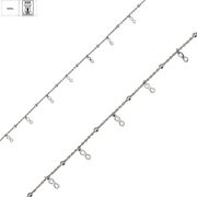 Bratara argint picior infinit Infinity