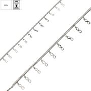 Bratara argint tennis Infinity