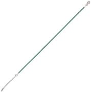 Bratara argint tennis zirconii Green