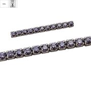 Bratara argint tennis zirconii Purple