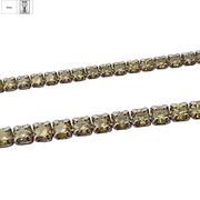 Bratara argint tennis zirconii Yelow