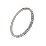 Bratara argint tennis zirconii elastica