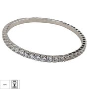 Bratara argint tennis zirconii elastica