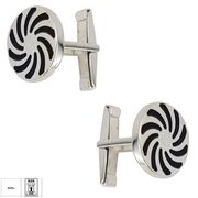 Butoni argint rotunzi Rolls