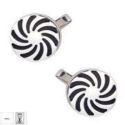 Butoni argint rotunzi Rolls