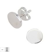 Cercei argint banut simplu Olyo