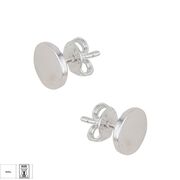 Cercei argint banut simplu Olyo