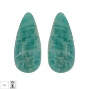 Cercei argint bombati Amazonit