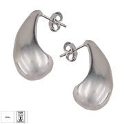 Cercei argint bombati Glow